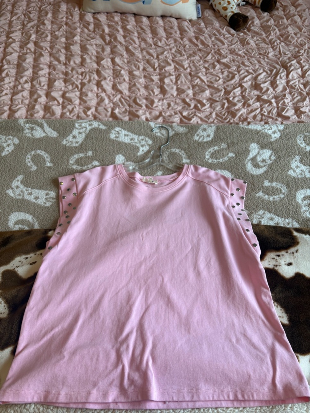 Pink Entro muscle tshirt